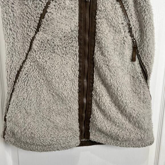Kuhl Flight Vest Fuzzy Sherpa Full Zip Women's Size Large Gorpcore Outdoors - Picture 2 of 10